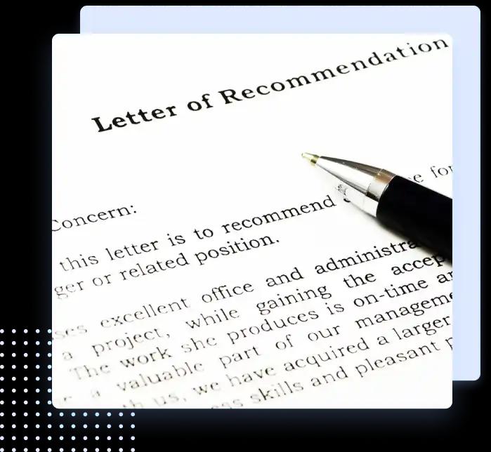 Letter of Recommendation